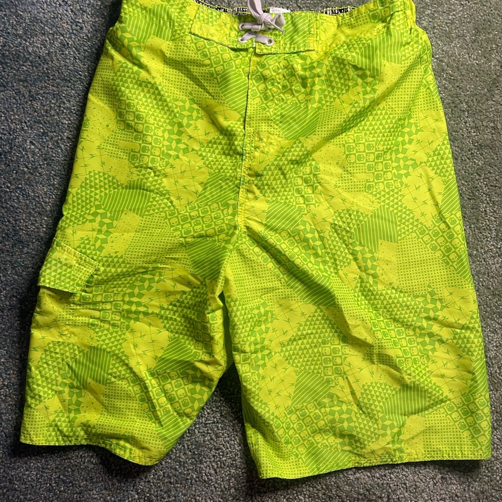 Joe Boxer Kids Swim Trunks - Neon Yellow